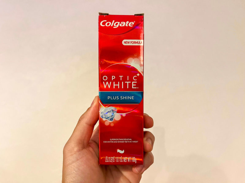 【3本パック】Colgate 歯磨き粉オプティック ホワイト プラス シャイン